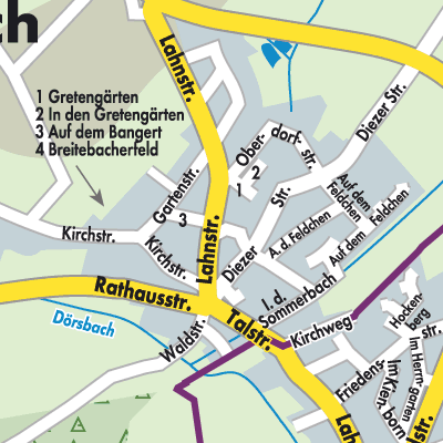 Stadtplan Klingelbach