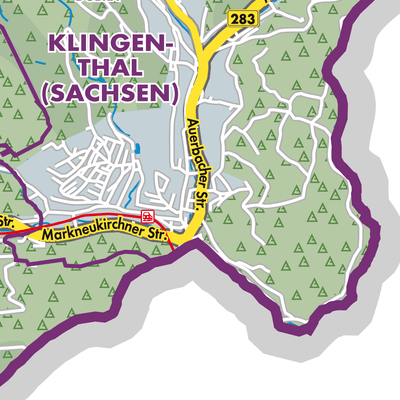 Übersichtsplan Klingenthal