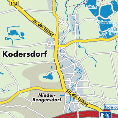 Übersichtsplan Kodersdorf