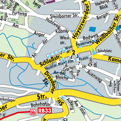 Stadtplan Königsbrück