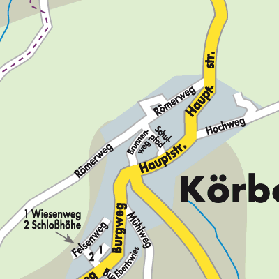 Stadtplan Körborn
