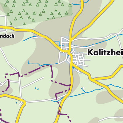 Übersichtsplan Kolitzheim