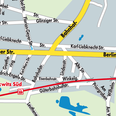 Stadtplan Kolkwitz