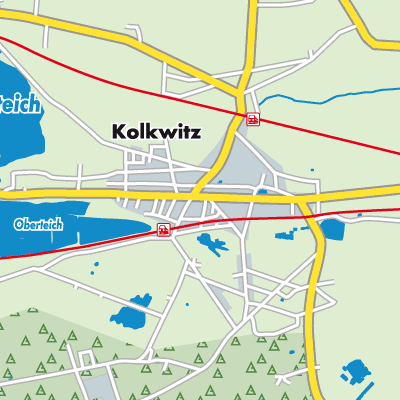 Übersichtsplan Kolkwitz