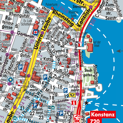 Stadtplan Konstanz