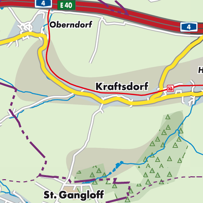 Übersichtsplan Kraftsdorf