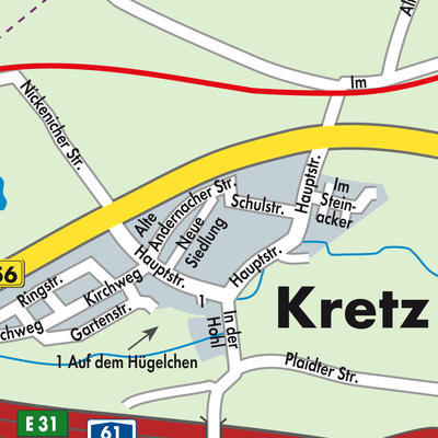 Stadtplan Kretz