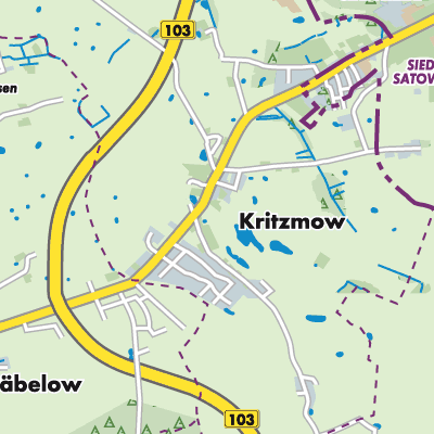 Übersichtsplan Kritzmow