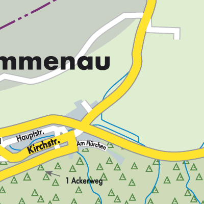 Stadtplan Krummenau