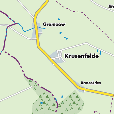 Übersichtsplan Krusenfelde