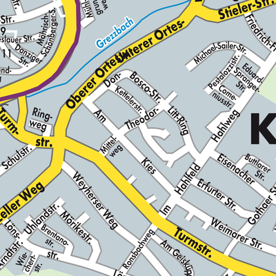 Stadtplan Künzell