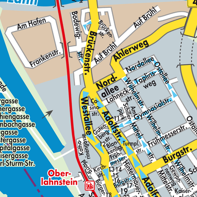 Stadtplan Lahnstein