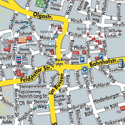 Stadtplan Laichingen