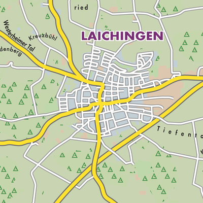 Übersichtsplan Laichingen