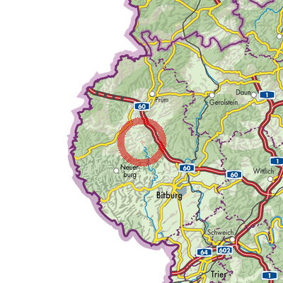Landkarte Lambertsberg
