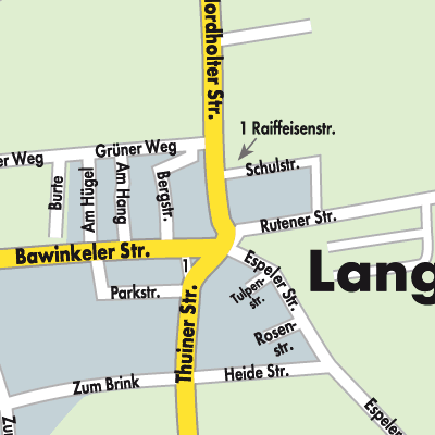 Stadtplan Langen