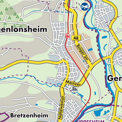 Übersichtsplan Langenlonsheim