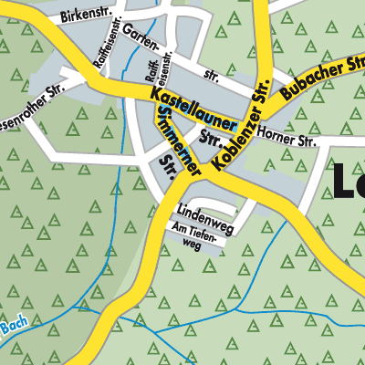 Stadtplan Laubach