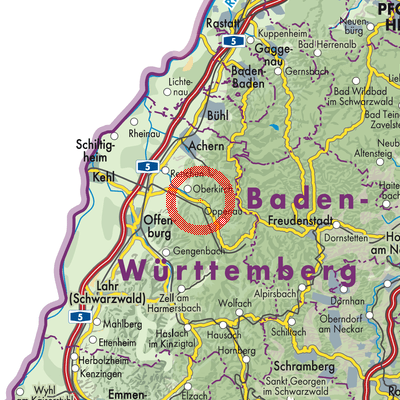 Landkarte Lautenbach