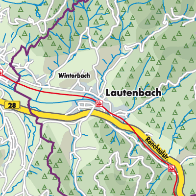 Übersichtsplan Lautenbach