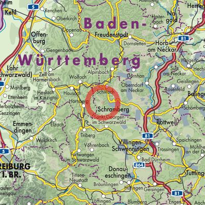 Landkarte Lauterbach