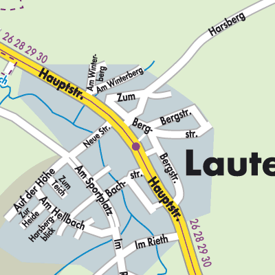 Stadtplan Lauterbach