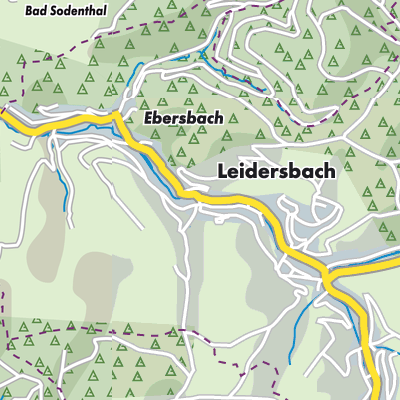 Übersichtsplan Leidersbach