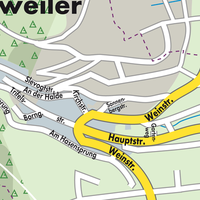 Stadtplan Leinsweiler