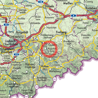 Landkarte Leubsdorf