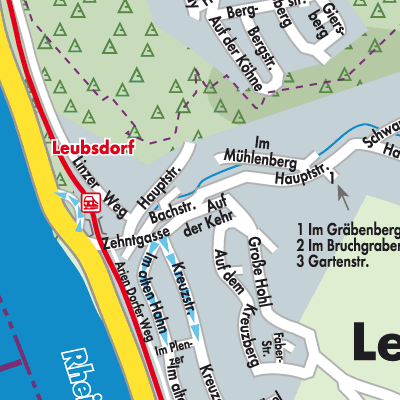 Stadtplan Leubsdorf