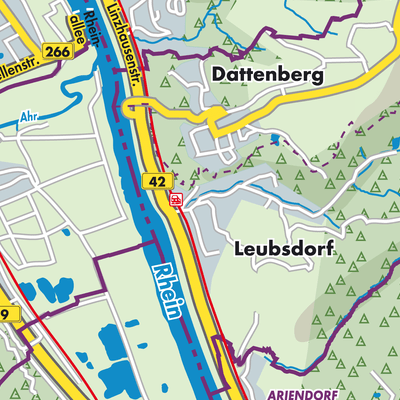 Übersichtsplan Leubsdorf