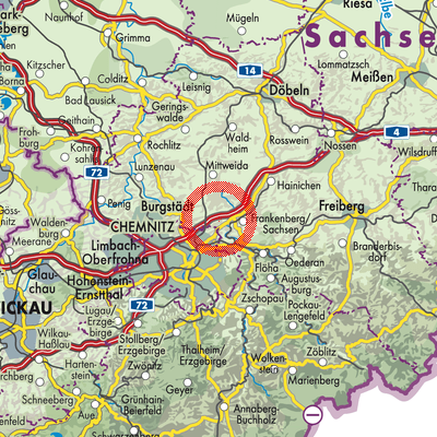 Landkarte Lichtenau