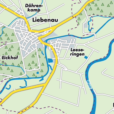 Übersichtsplan Liebenau