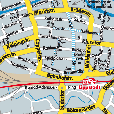 Stadtplan Lippstadt