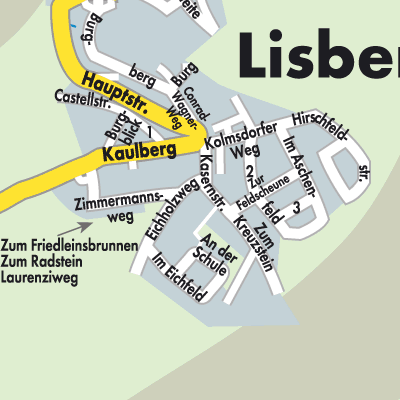 Stadtplan Lisberg
