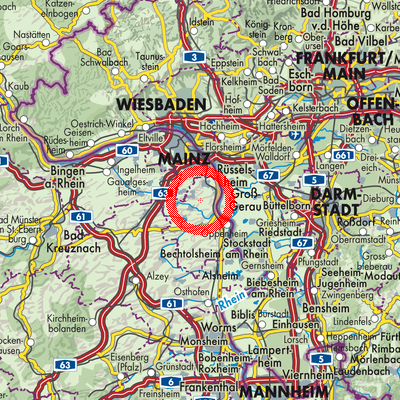 Landkarte Lörzweiler