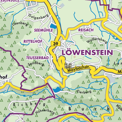 Übersichtsplan Löwenstein