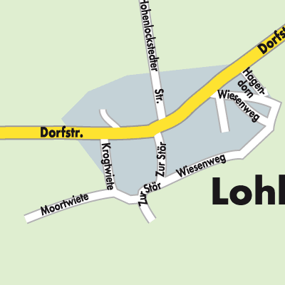 Stadtplan Lohbarbek