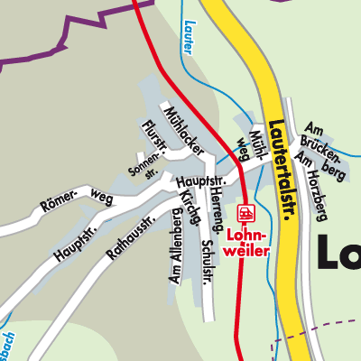 Stadtplan Lohnweiler