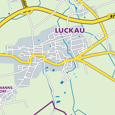 Übersichtsplan Luckau