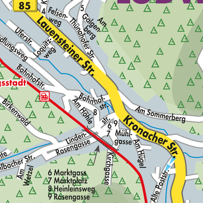 Stadtplan Ludwigsstadt