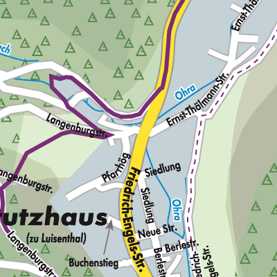 Stadtplan Luisenthal
