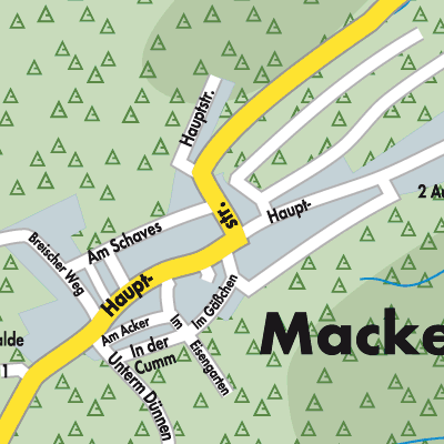 Stadtplan Macken