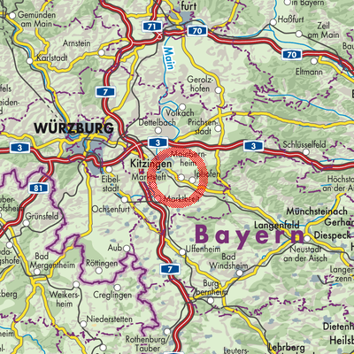 Landkarte Mainbernheim