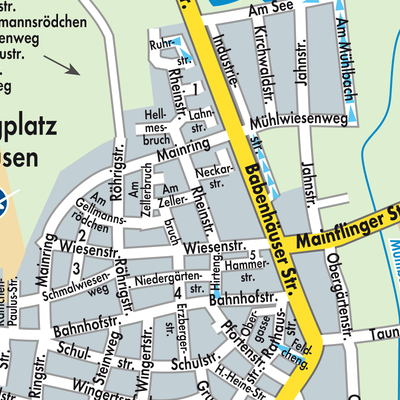 Stadtplan Mainhausen