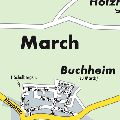 Stadtplan March