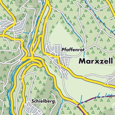 Übersichtsplan Marxzell
