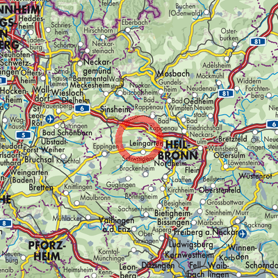 Landkarte Massenbachhausen