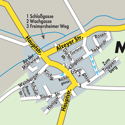 Stadtplan Mauchenheim
