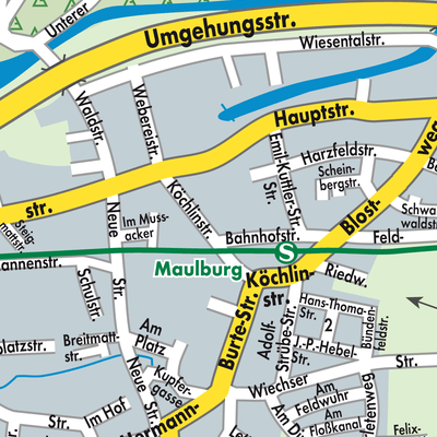 Stadtplan Maulburg